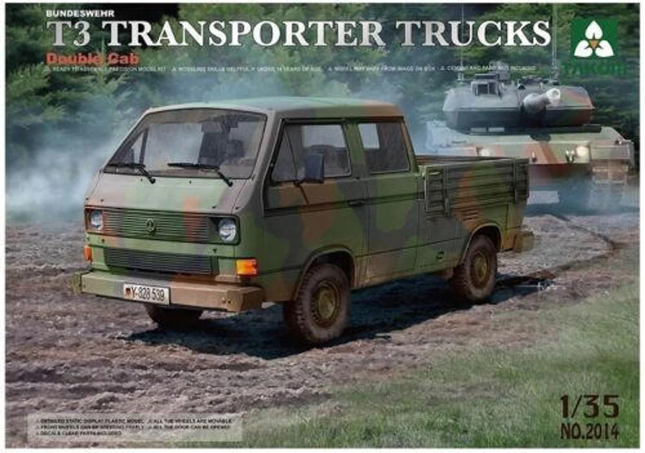 Takom 1/35 Takom Bundeswehr T3 Transporter Double Cab