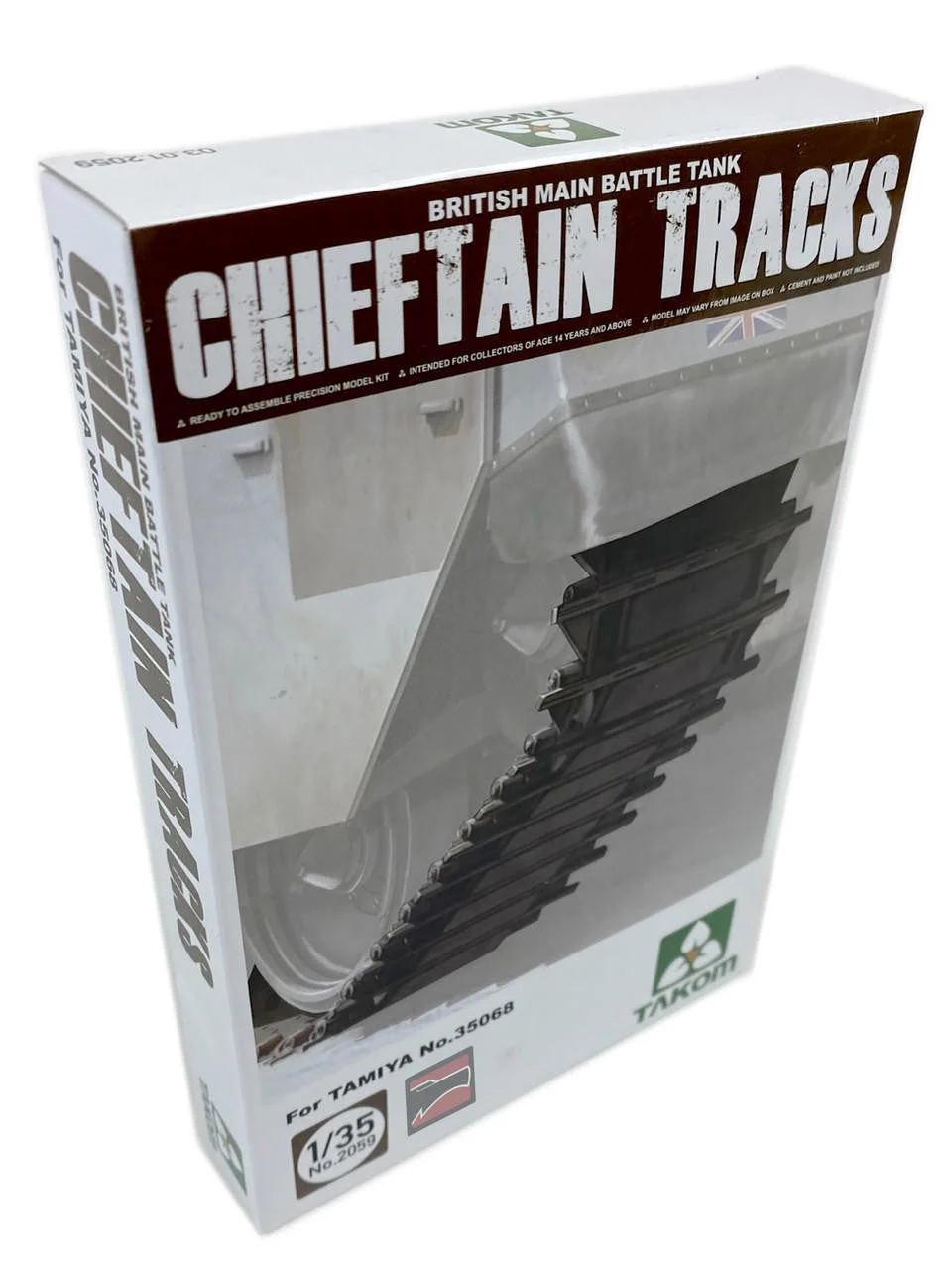 Takom 1/35 Takom British Main Battle Tank Chieftain Tracks for Tamiya