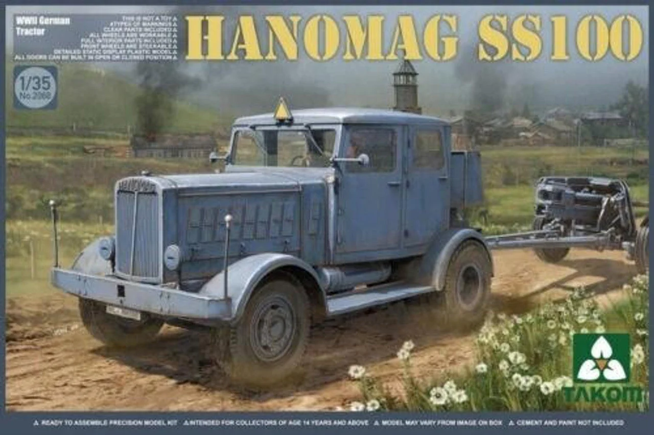 Takom 1/35 Takom German Tractor Hanomag SS100 WWII