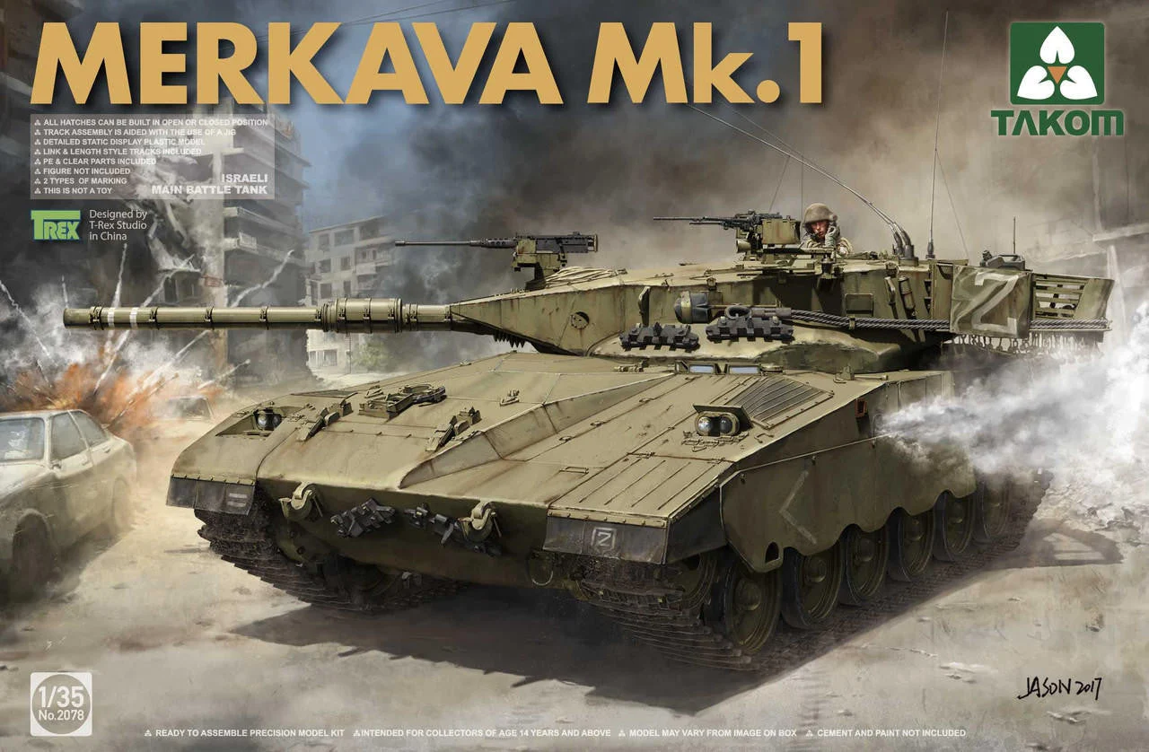 Takom 1/35 Takom Israeli Merkava Mk I Main Battle Tank