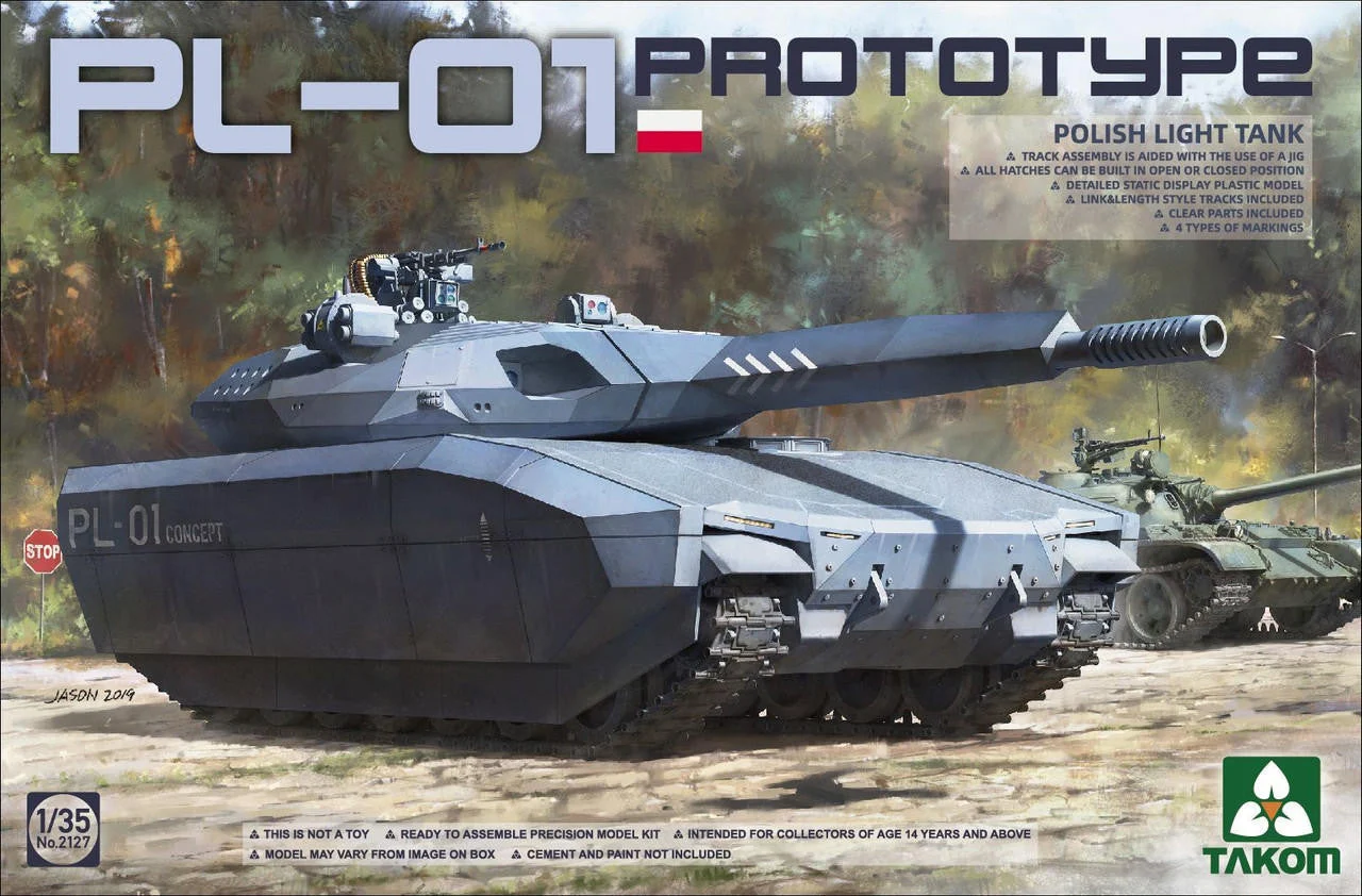 Takom 1/35 Takom Polish PL01 Prototype Light Tank