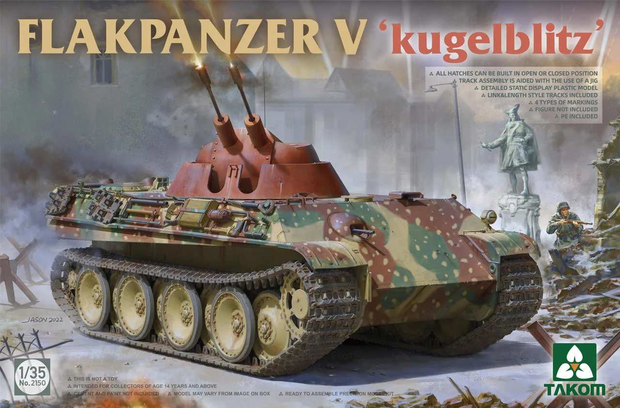 Takom 1/35 Takom Flakpanzer V 'kugelblitz'