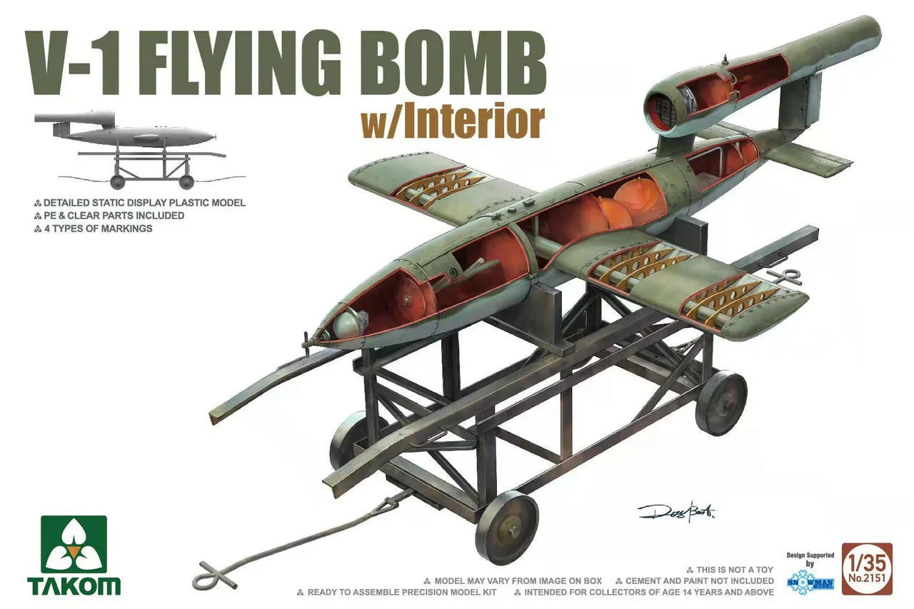 Takom 1/35 Takom V-1 Flying Bomb w/Interior