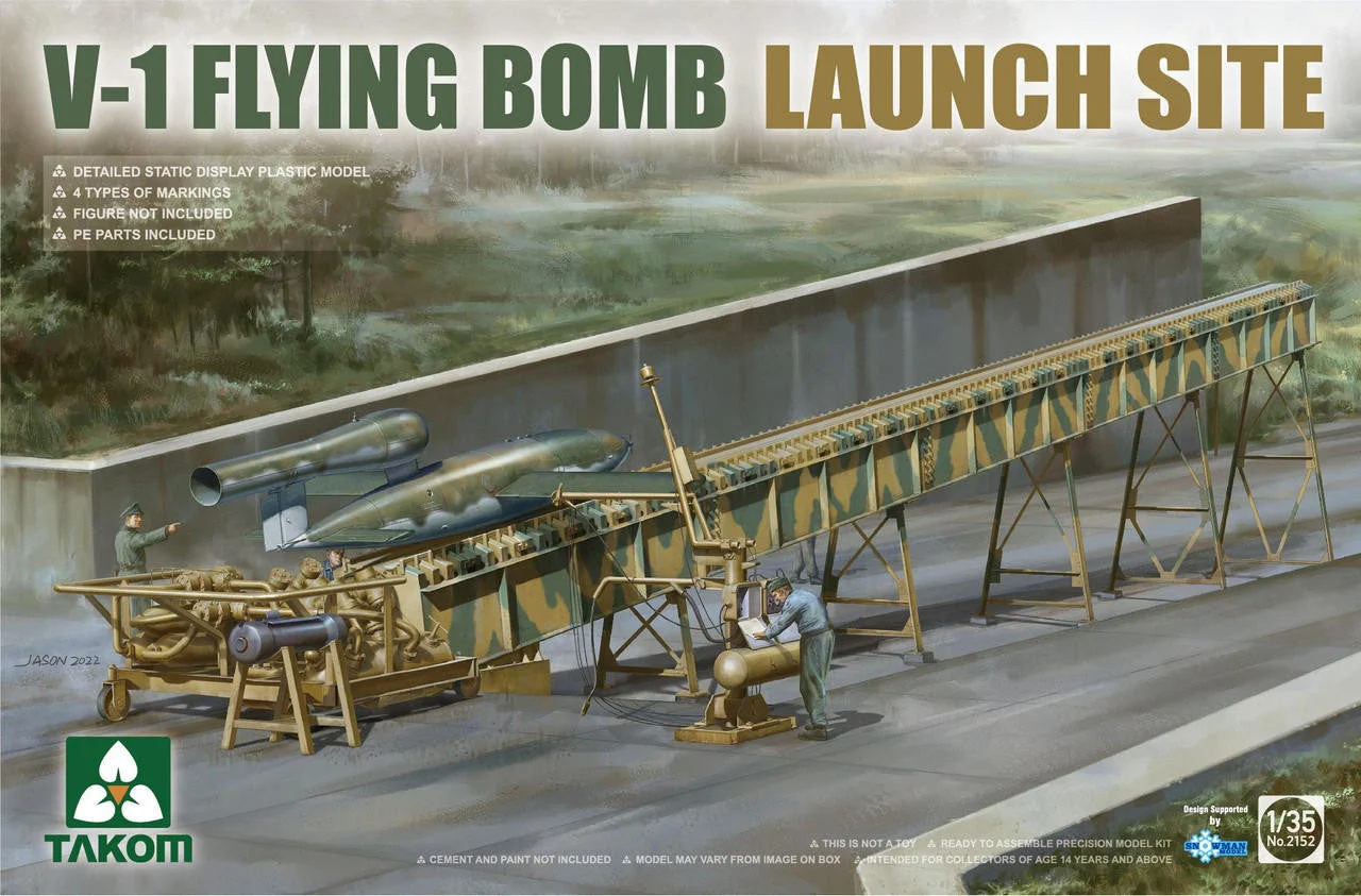 Takom 1/35 Takom V-1 Flying Bomb Launch Site
