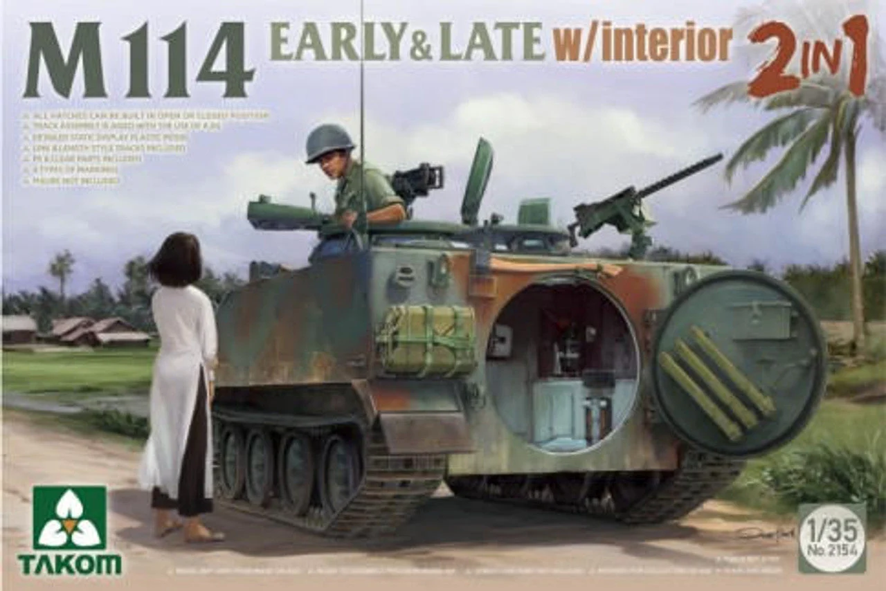 Takom 1/35 Takom M114 Early & Late w/Interior