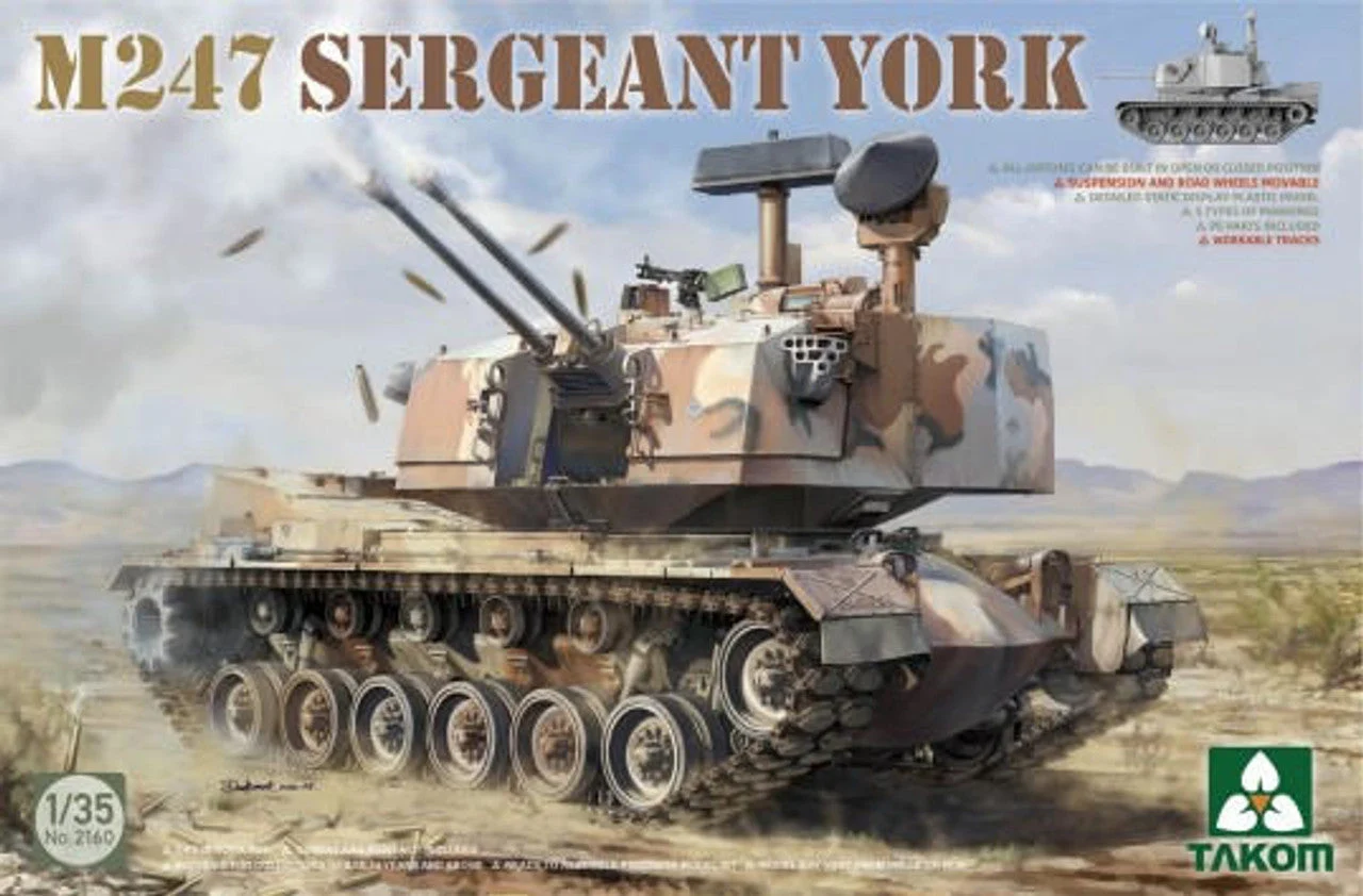 Takom 1/35 Takom M247 Sergeant York DIVAD