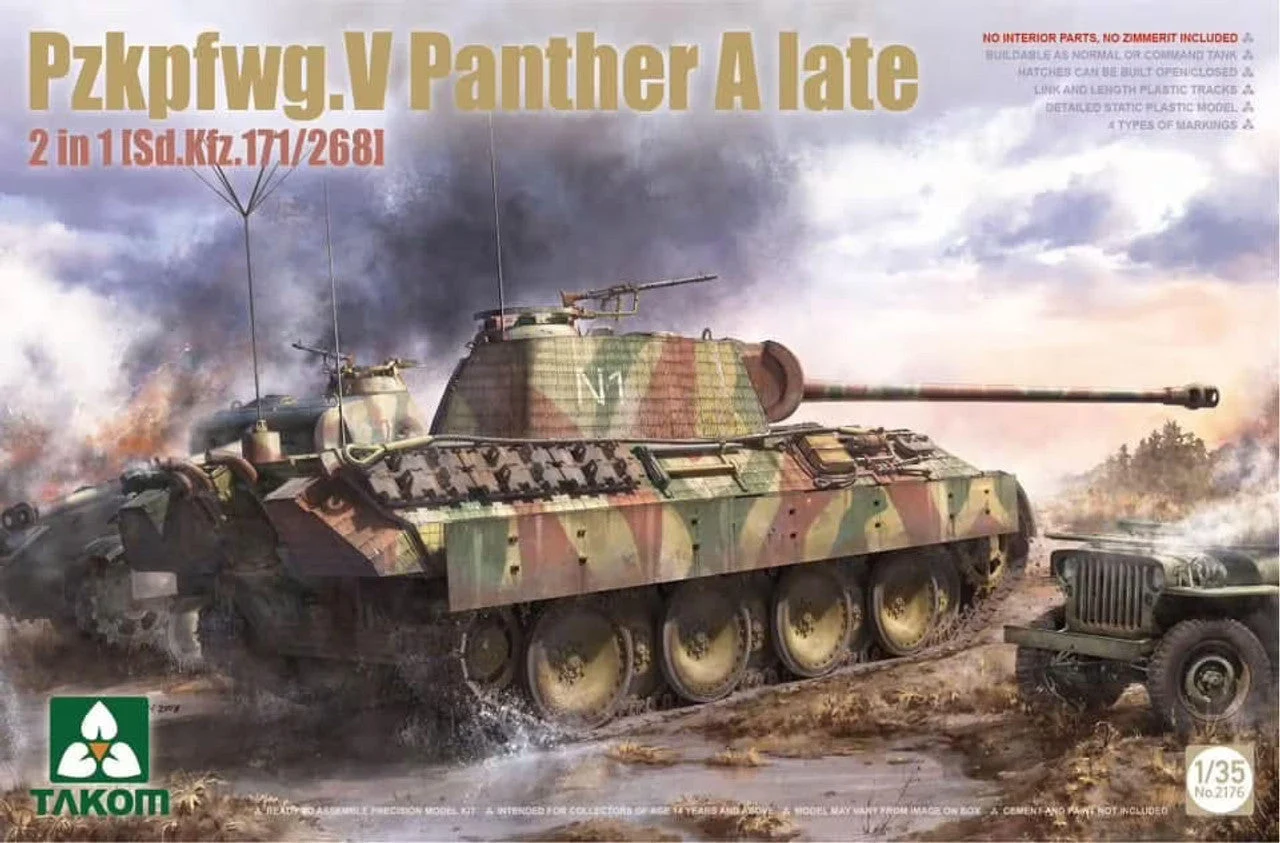 Takom 1/35 Takom Sd.Kfz. 171/268 Panther A Late