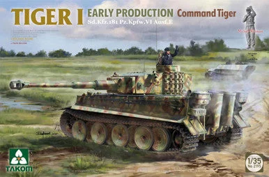 1/35 Takom Tiger I Sd.Kfz.181 Pz.Kpfw.VI Ausf.E Command Tiger Michael Wittmann Plastic Model Kit