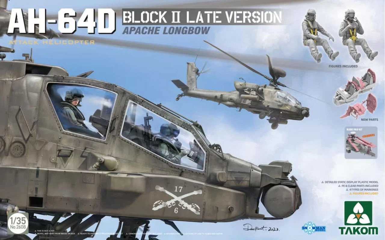 Takom 1/35 Takom AH-64D Block II Late Version Plastic Model Kit