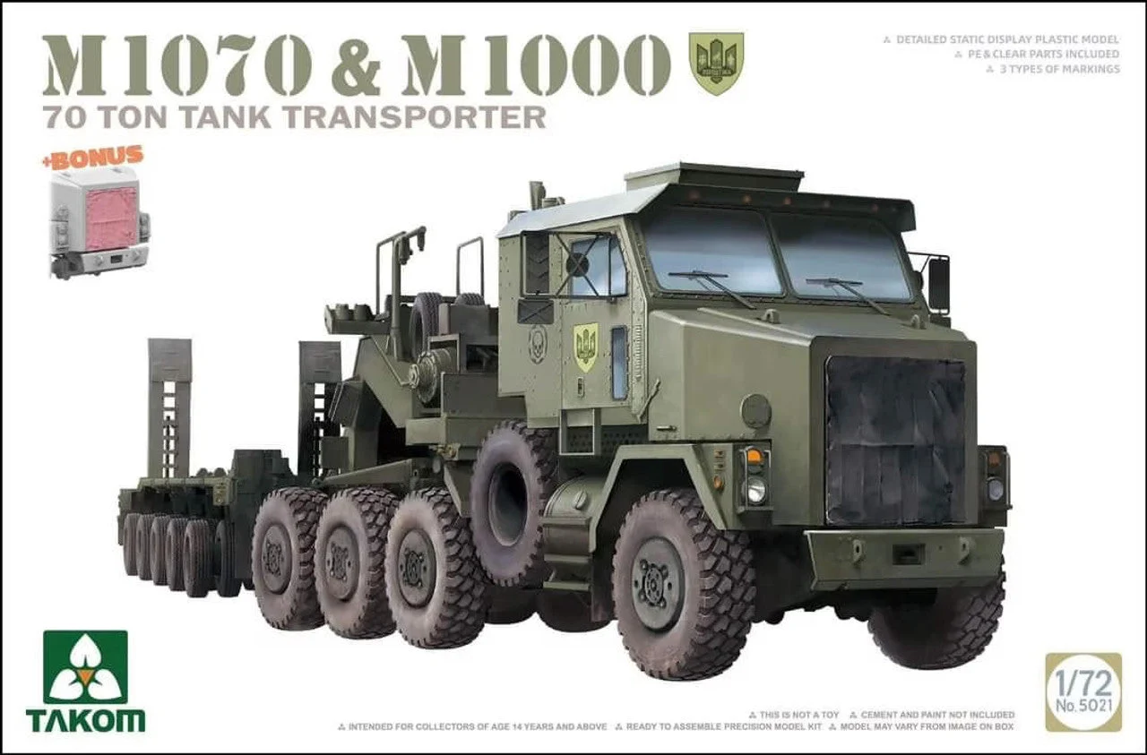 Takom 1/72 Takom M1070 & M1000 70-ton Tank Transporter