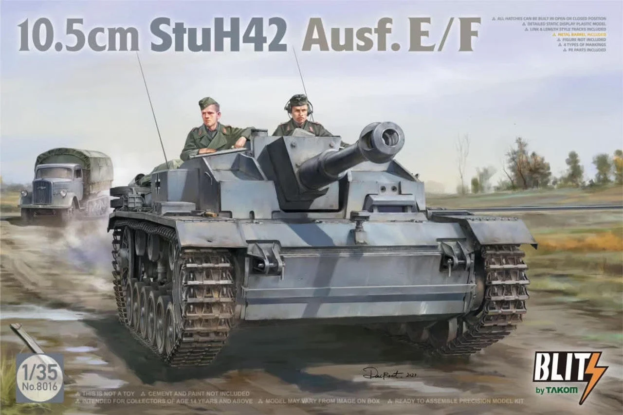 Takom 1/35 Takom 10.5cm StuH42 Ausf. E/F Model Kit