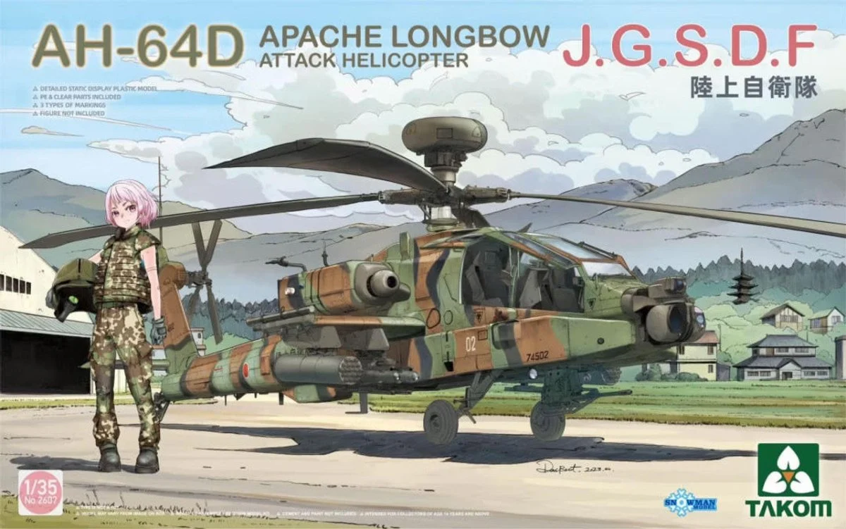 Takom 1/35 Takom AH-64D Apache Longbow JGSDF