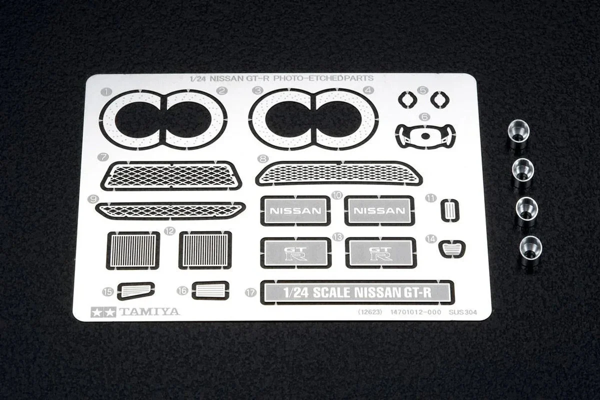 1/24 Tamiya Nissan GTR Photo-Etched Detail Set