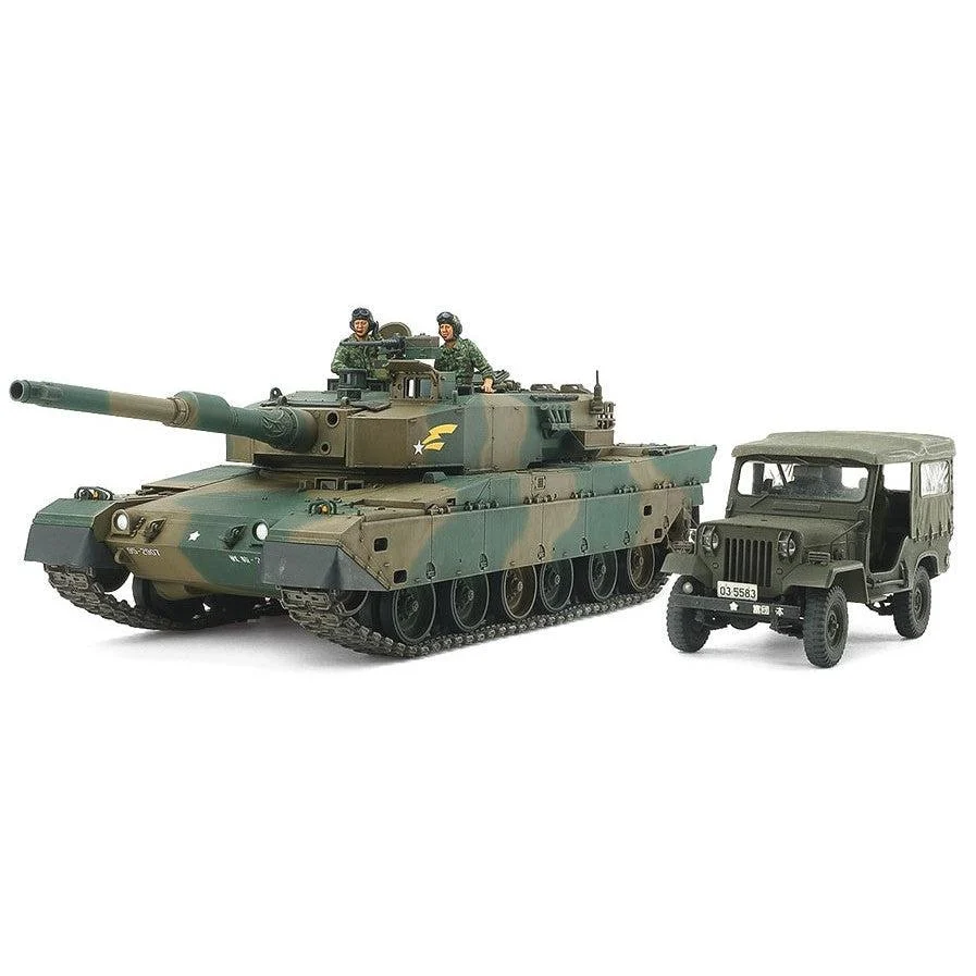 1/35 JGSDF Type 90 Tank & Type 73 Light Truck - Tamiya