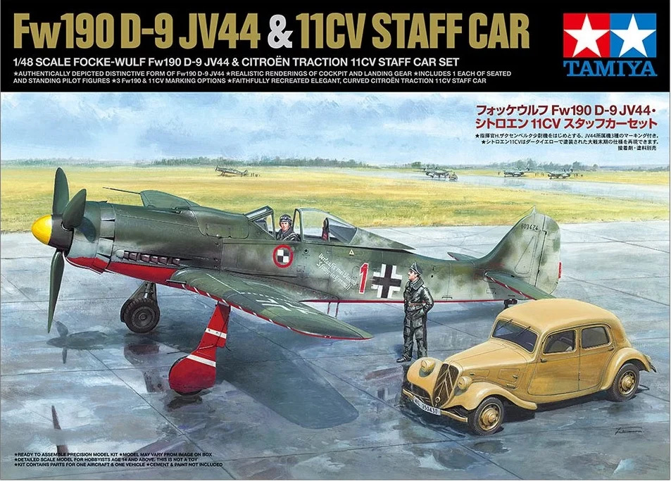 Tamiya 1/48 Focke-Wulf Fw190 D-9 Jv44 - 25213