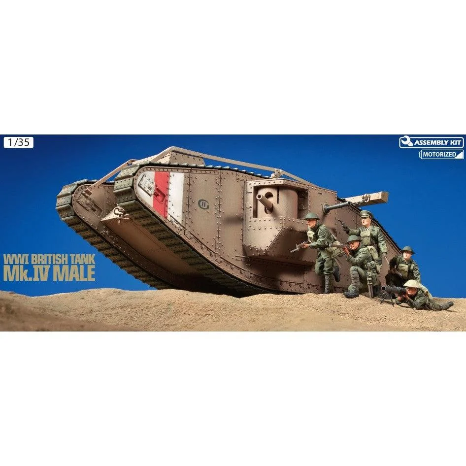Tamiya 1/35 Wwi British Tank Mk.Iv Male - 30057