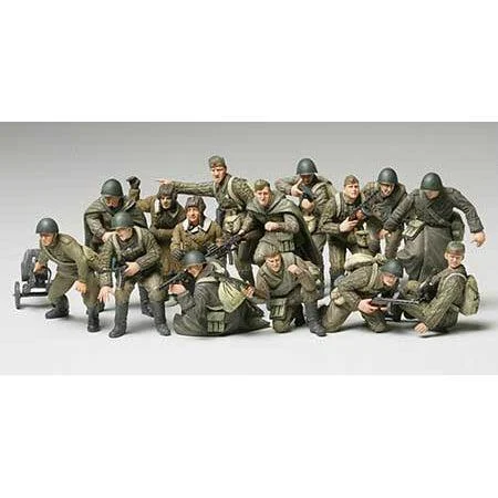 Tamiya 1/48 Wwii Russian Infant./Tank Crew - 32521