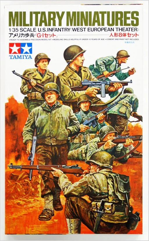 Tamiya 1/35 U.S. Infantry Eur Theater Kit - 35048