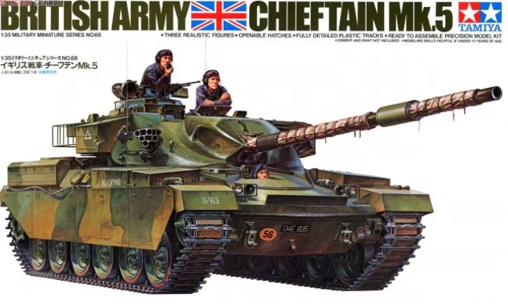 Tamiya 1/35 British Chieftain Mk 5 Tank Kt - 35068