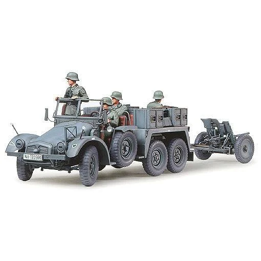 Tamiya 1/35 Krupp Towing Truck W/37Mm Pak - 35259