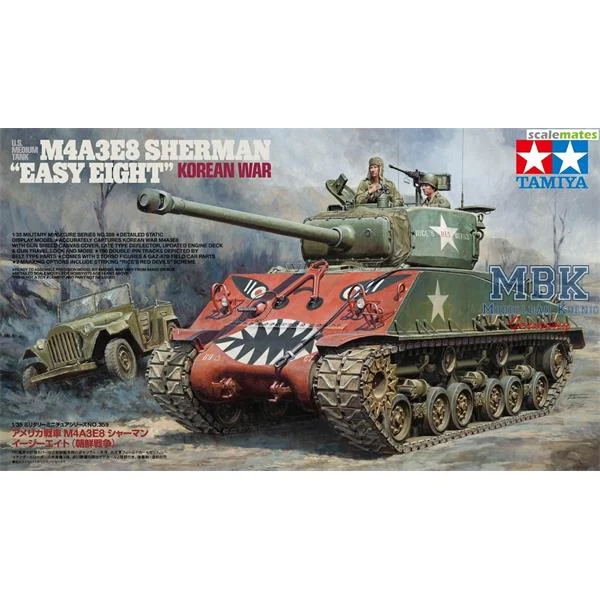 Tamiya 1/35 Us Medium Tank M4A3E8 Sherman - 35359