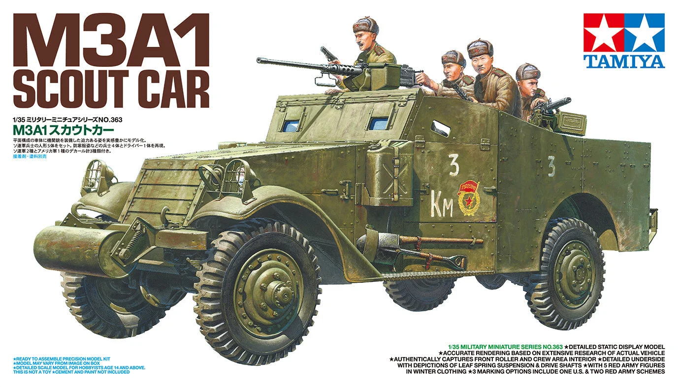 Tamiya 1/35 M3A1 Scout Car - 35363