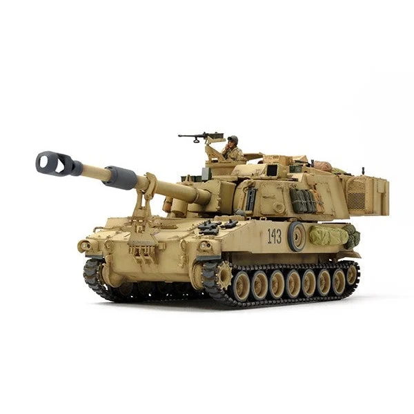 1/35 US M109A6 Paladin Tank w/Self-Propelled Howitzer Gun Iraq War