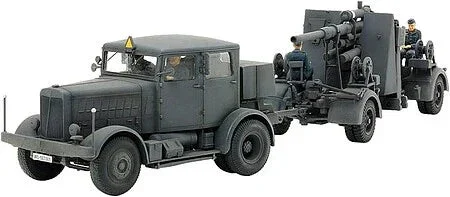 1/48 Tamiya German SS-100 Heavy Tractor & 88mm Flak 37 Gun