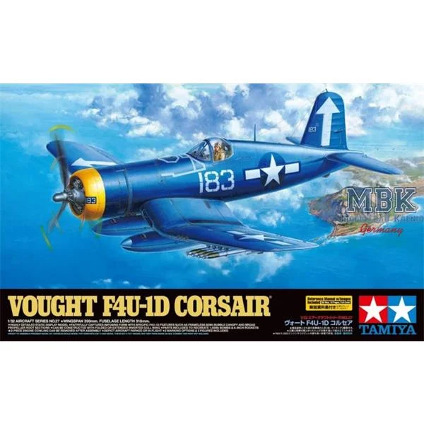 Tamiya 1/32 Vought F4U-1D Corsair - 60327