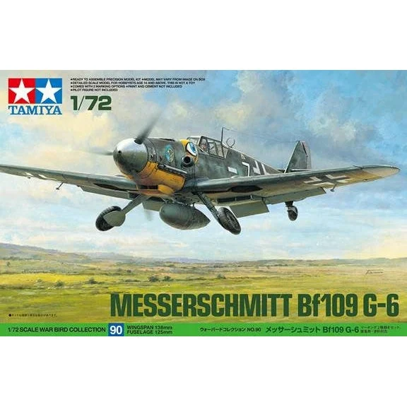 1/72 Messerschmitt Bf109G6 Fighter - Tamiya