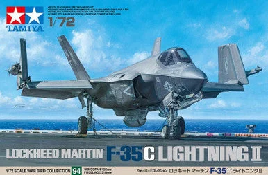 1/72 Tamiya F-35C Lightning II Plastic Model Kit Plastic Model Kit