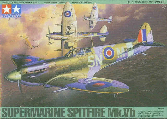 Tamiya 1/48 Supermarine Spitfire Mk.Vb - 61033