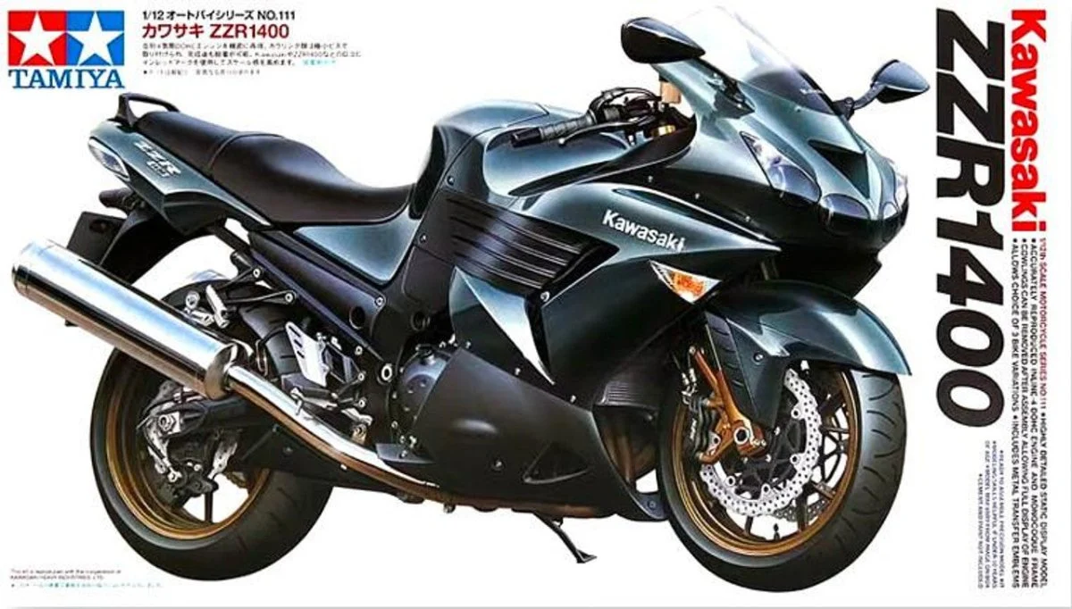 Tamiya 1/12 Kawasaki Zzr 1400 - 14111