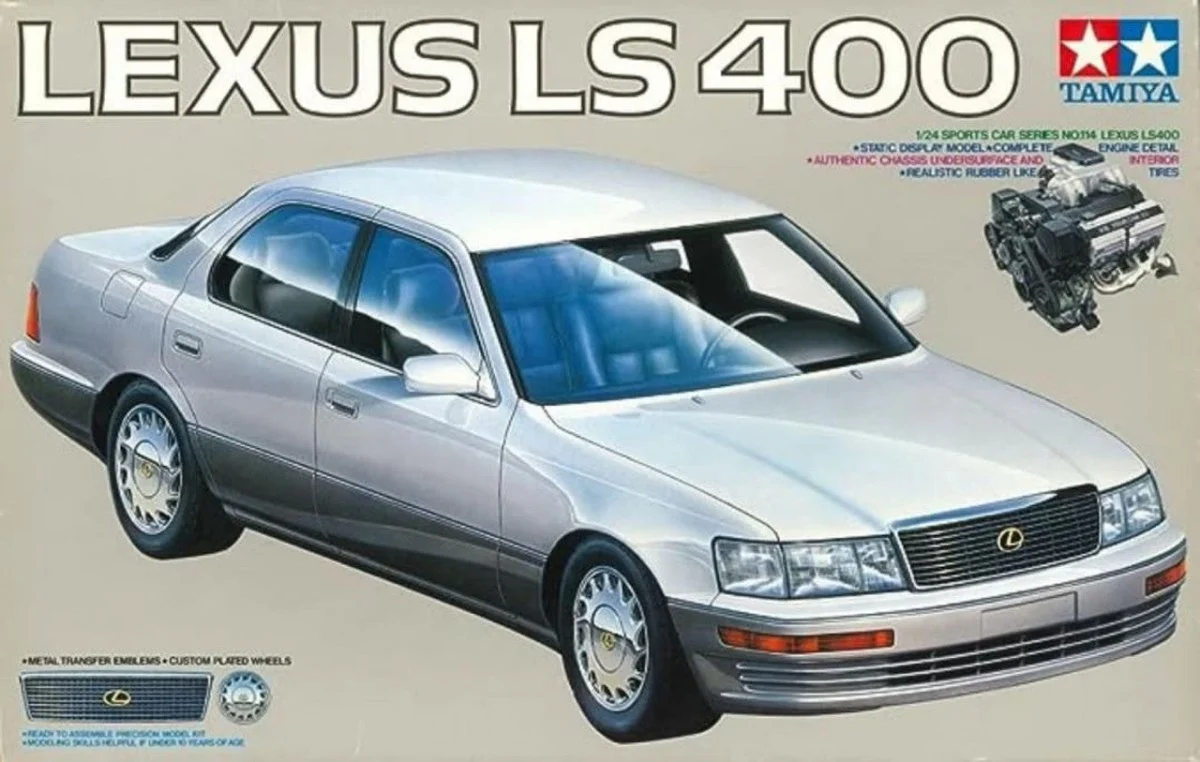 Tamiya 1/24 Lexus LS 400 Plastic Model Kit - 24114