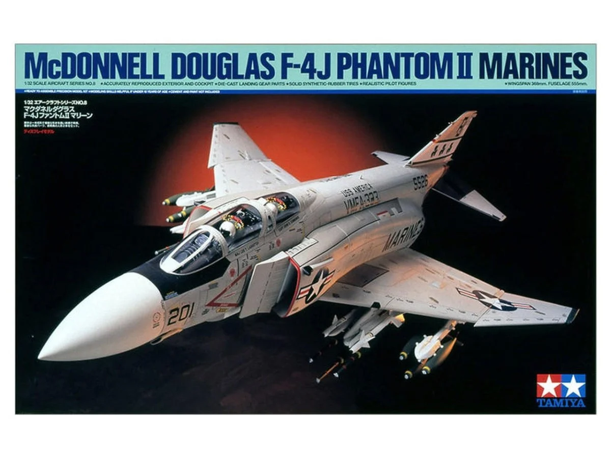 Tamiya 1/32 Mcdonnell F-4 J Phantom Ii - 60308
