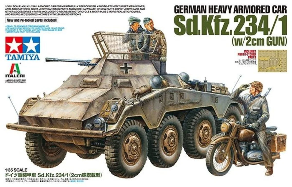 Tamiya 1/35 German Heavy Armored Car - 37019