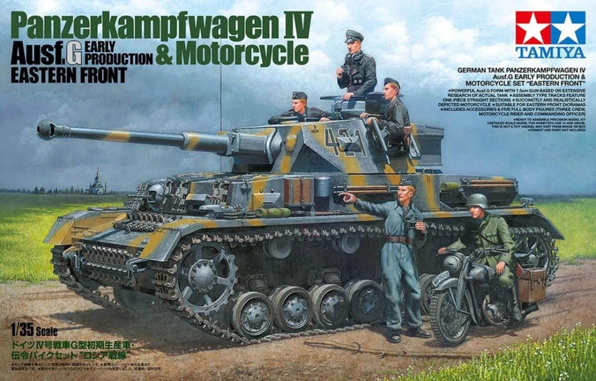 Tamiya 1/35 German Panzer Iv Ausf.G Early - 25209