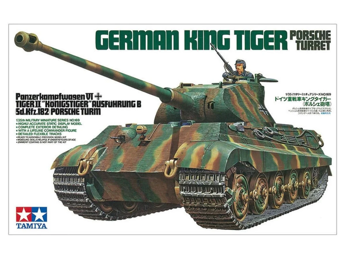 Tamiya 1/35 King Tiger "Porsche Turret" - 35169