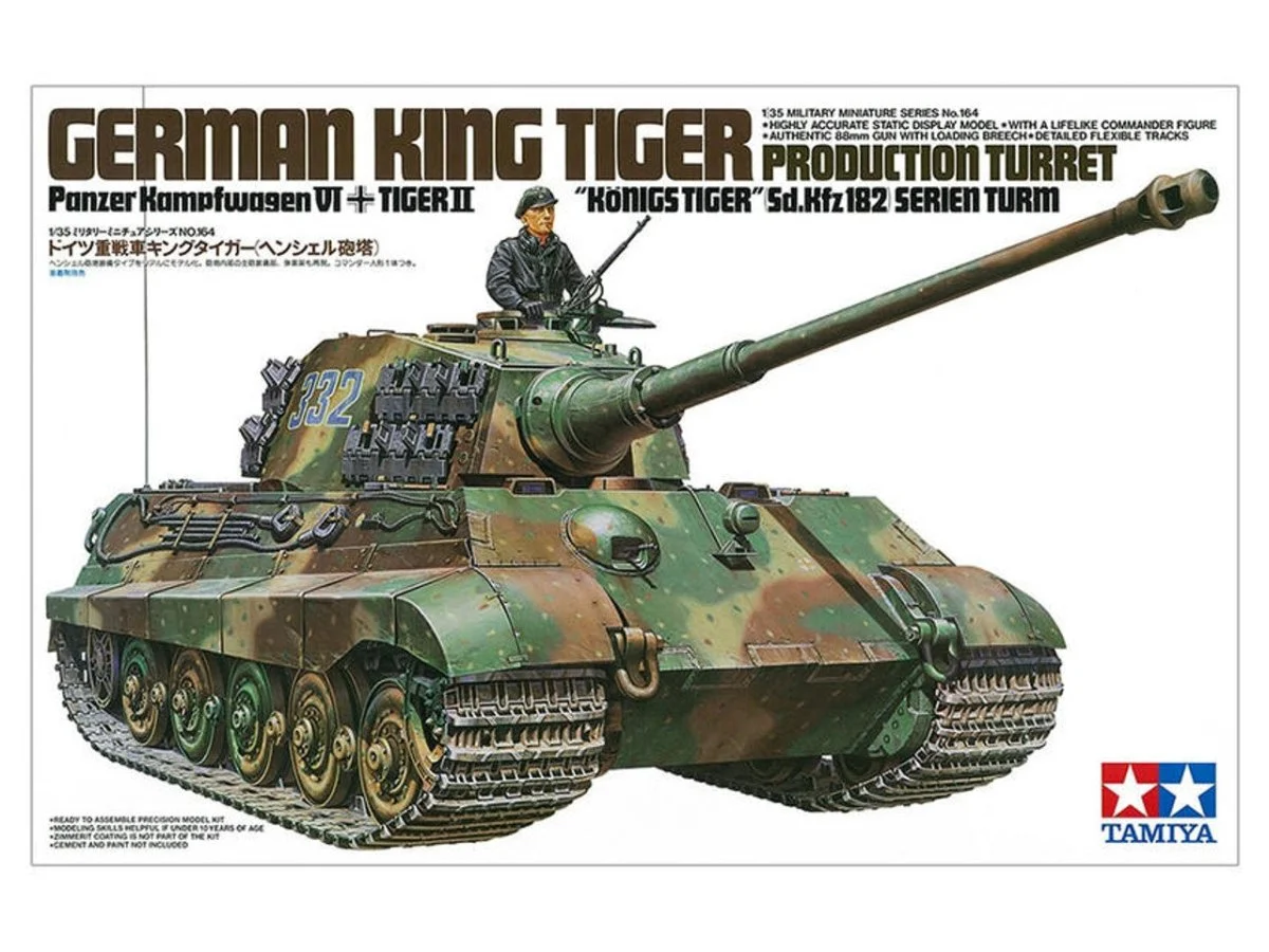 Tamiya 1/35 King Tiger "Production Turret" - 35164