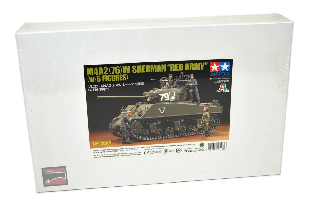Tamiya 1/35 M4A2(76)W Sherman - 25105