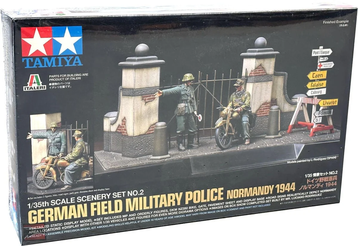 Tamiya 1/35 Scene Set#2-Ger Field Police - 89740