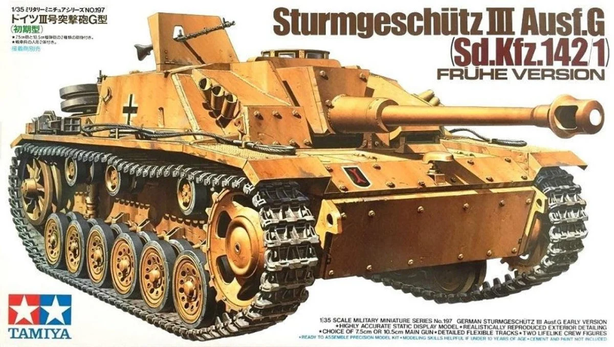 Tamiya 1/35 Sturmgeschutz Iii Ausf G Early - 35197