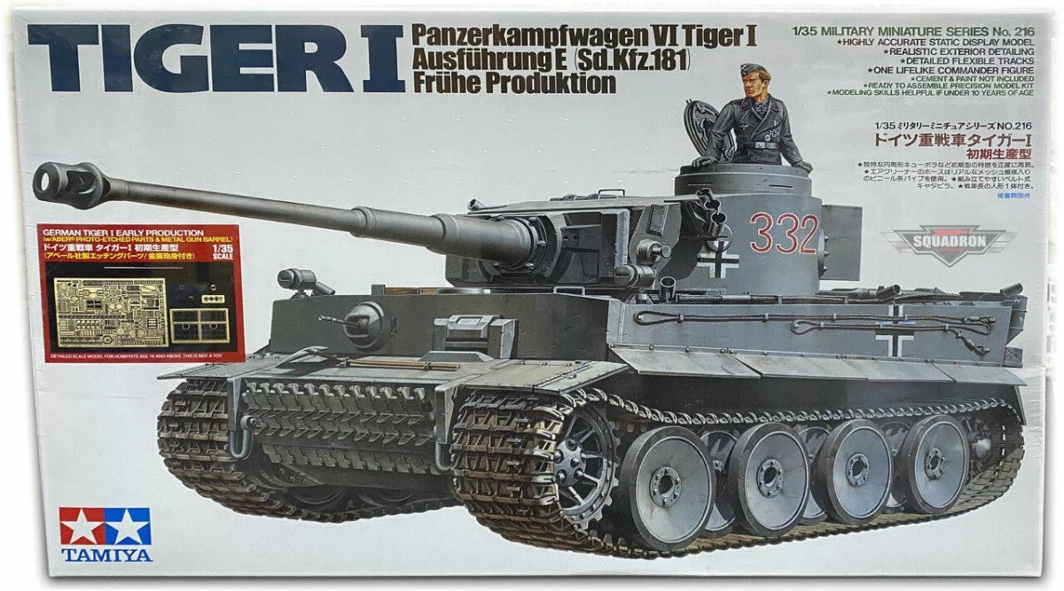 Tamiya 1/35 German Tiger I Early Prod. - 25142