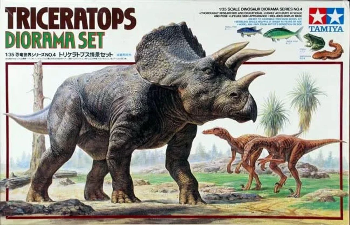 Tamiya 1/35 Triceratops Diorama Set - 60104