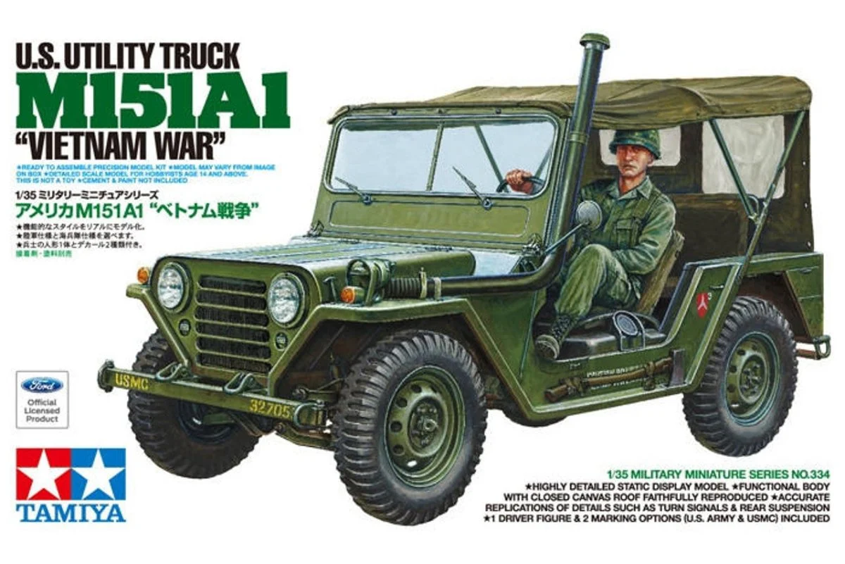 Tamiya 1/35 Us Utility Truck M151A1 - 35334