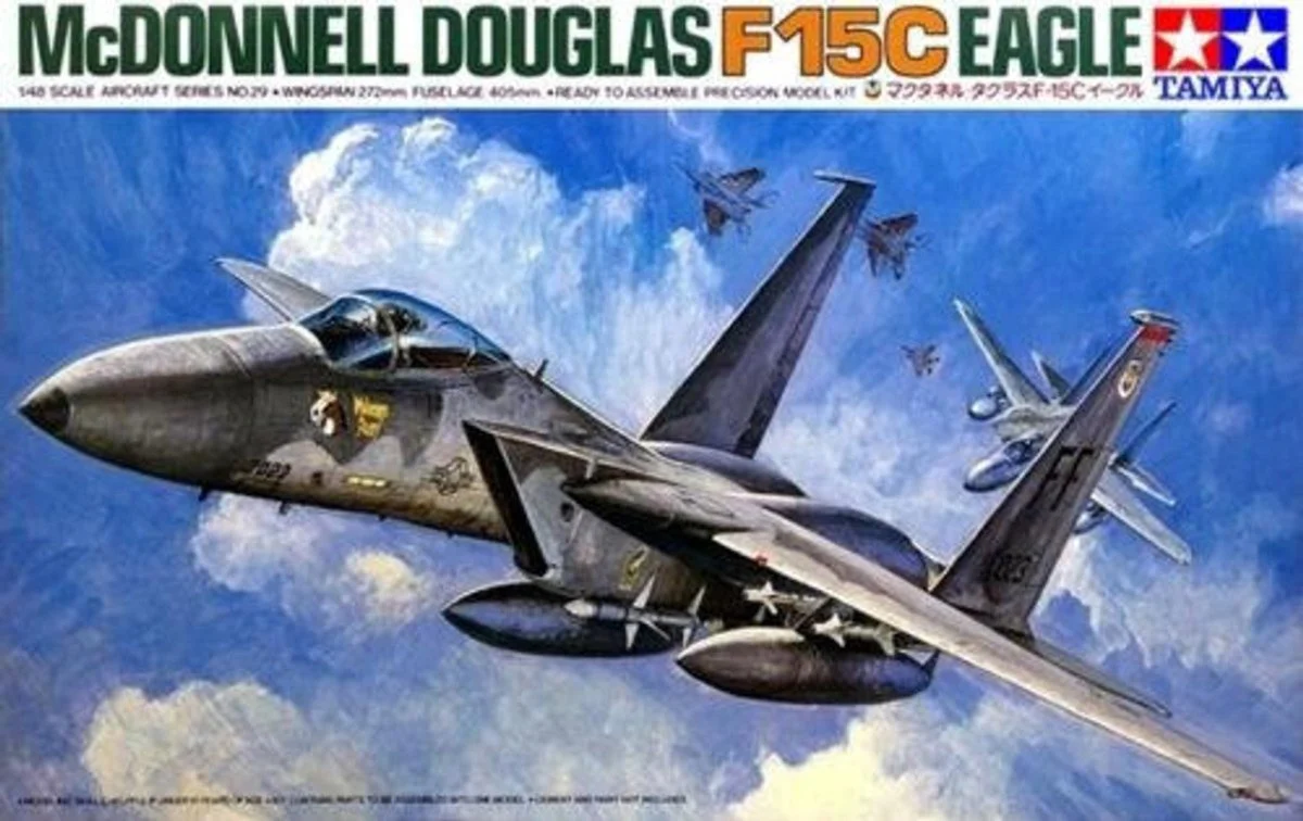 Tamiya 1/48 Mcd Douglas F-15C Eagle Kit - 61029
