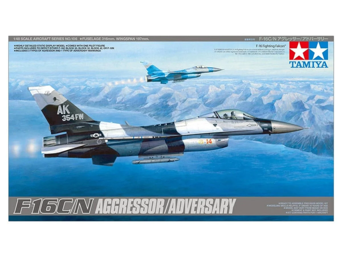 Tamiya 1/48 F-16C/N "Aggressor/Adversary" - 61106