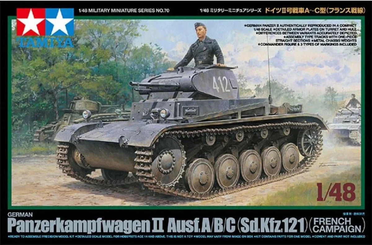 Tamiya 1/48 German Panzer Ii A/B/C - 32570