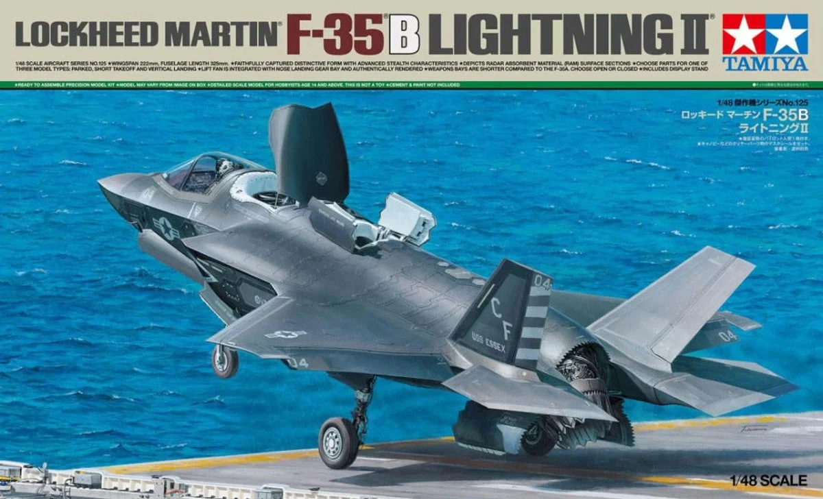 Tamiya 1/48 Lockheed F-35 B Lightning Ii - 61125