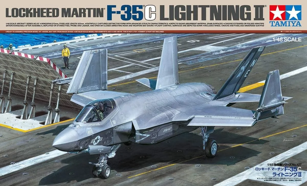 Tamiya 1/48 Lockheed F-35 C Lightning Ii - 61127